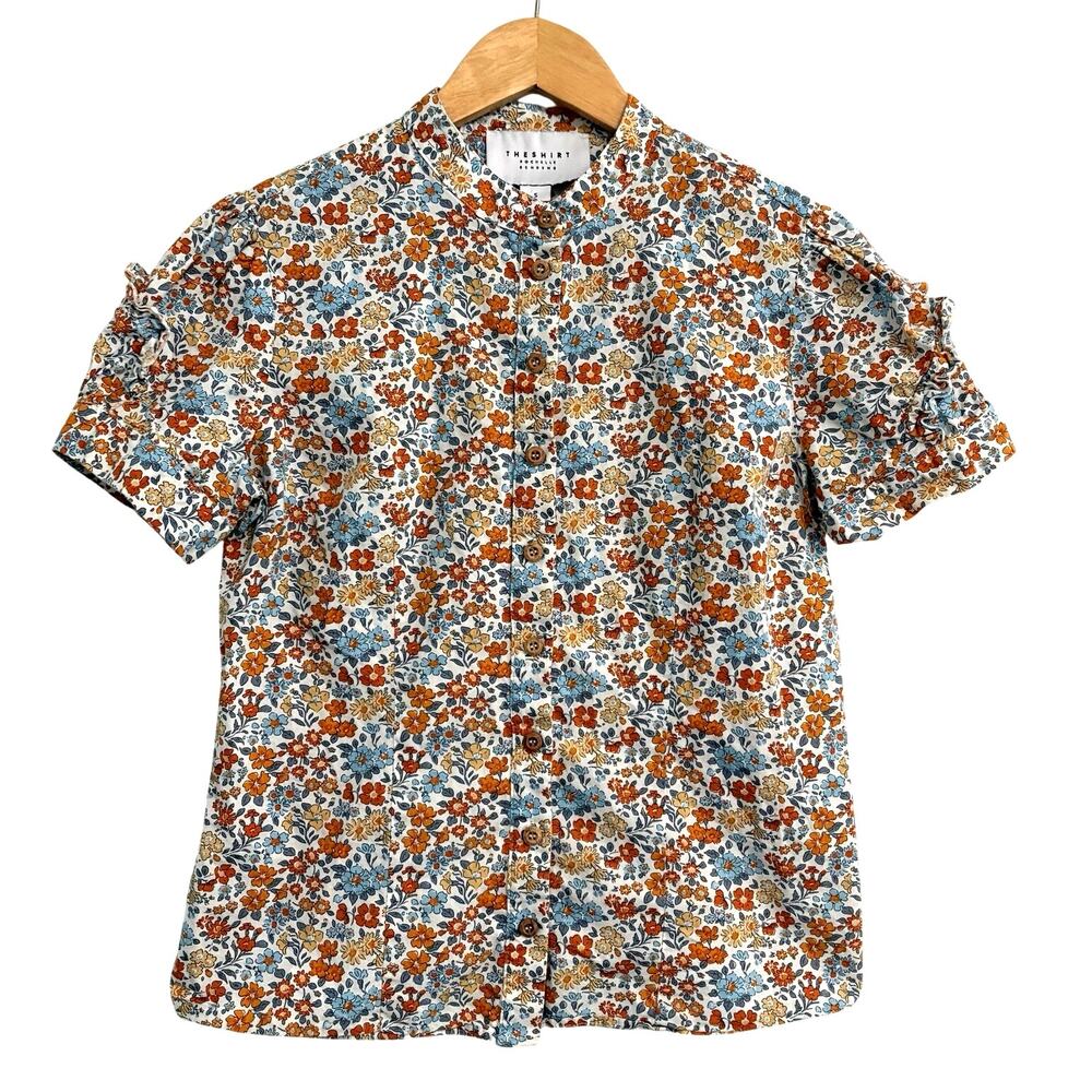 The Shirt by Rochelle Behrens Floral Womens Size Small Preppy Cottagecore